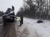 Из-за снегопадов в Украине произошло 1315 ДТП