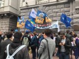 Антикоррупционеры собрали митинг под СБУ