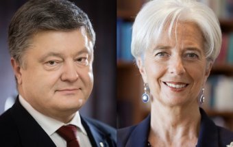 Poroshenko Discusses Fight with Corruption with Lagarde
