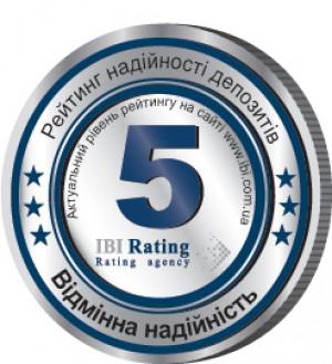 IBI-Rating повысило индивидуальный рейтинг надежности вкладов ПАО «ГОРОДСКОЙ КОММЕРЧЕСКИЙ БАНК» до уровня 5
