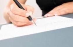 Submitting a declaration in accordance with personal data