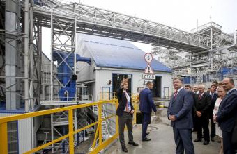 Відкриття виробничо-перевантажувального комплексу американської компанії є прикладом твердої віри інвестора в гарне економічне майбутнє України - Президент у Миколаєві