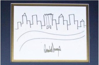 Рисунок Трампа выставили на аукцион за 9 тысяч долларов