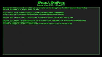 Хакери, які запустили Petya, зробили заяву