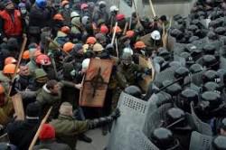 Ongoing riots in Kiev