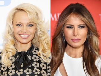 Памела Андерсон подарувала Мелані Трамп шубу з російського екохутра