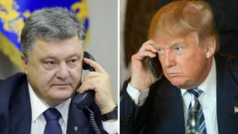 Трамп у розмові з Порошенком обіцяв сприяти у вирішенні тривалого україно-російського конфлікту