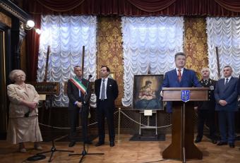 Українці зможуть безкоштовно відвідувати музеї Верони &ndash; Президент та мер Верони на відкритті виставки &laquo;Врятовані скарби Італії&raquo; у Києві