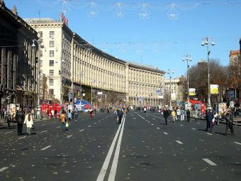 У Києві змінено пішохідний режим на Хрещатику