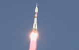 Russia Launches Soyuz Missile with Flight Crew for ISS